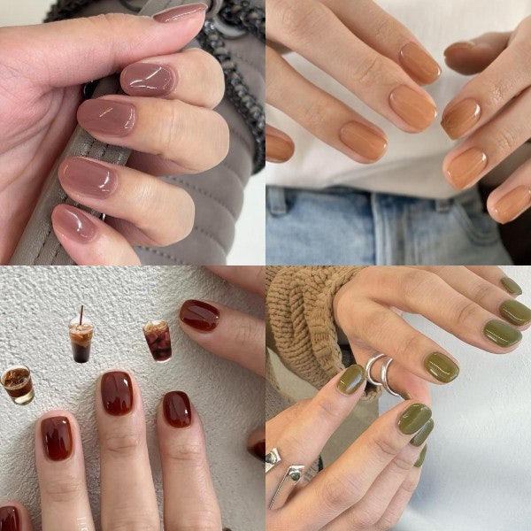 가을 분위기에 찰떡인 원컬러 네일 컬러 추천