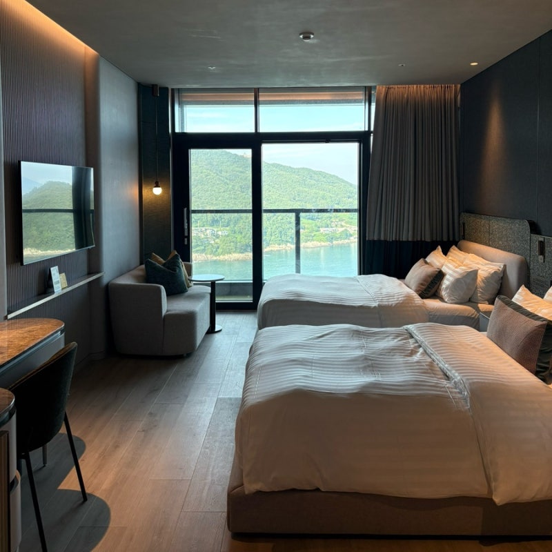 Sol Beach Namhae Hotel Deluxe View Free: Ocean View Room Upgrade Stay Review