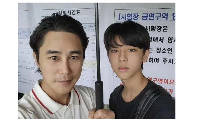 '하이브 연습생 출신' 정태우 고2 아들, 벌써 아빠보다 크다…정하준 근황 총정리