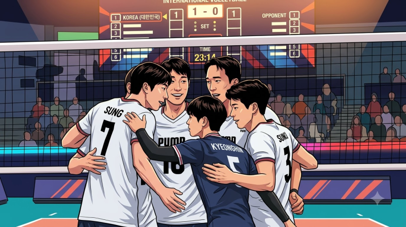 28년 만의 올림픽 꿈 잇는다…男 배구, 아시아선수권 3위로 월드컵 직행