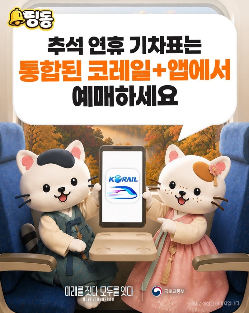추석 KTX 취소표 잡는법 꿀팁: 새로고침 없이 코레일 공식 알림으로 예매 성공한 후기 (2026)