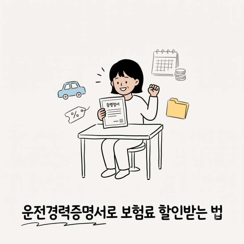 운전경력증명서로 자동차보험 할인받는 법, 도로교통공단 안전운전 통합민원 발급과 5년 무....