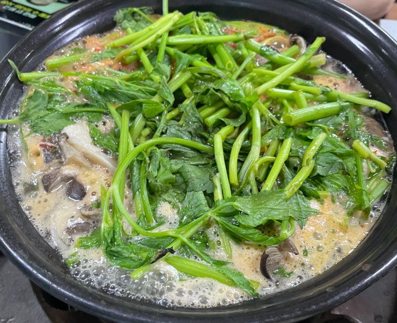 등촌 버섯매운탕 최월선칼국수 주차 및 공항칼국수 비교