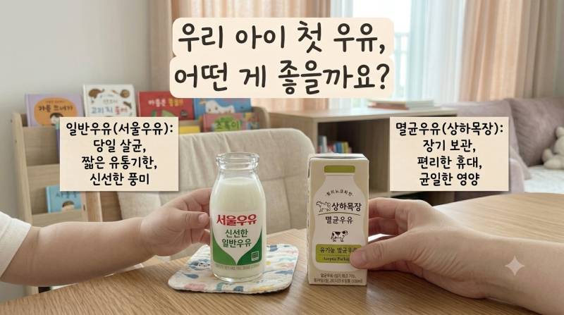 12개월 아기 첫 우유, 뭘 먹여야 할까? 분유에서 우유로 바꾸는 방법