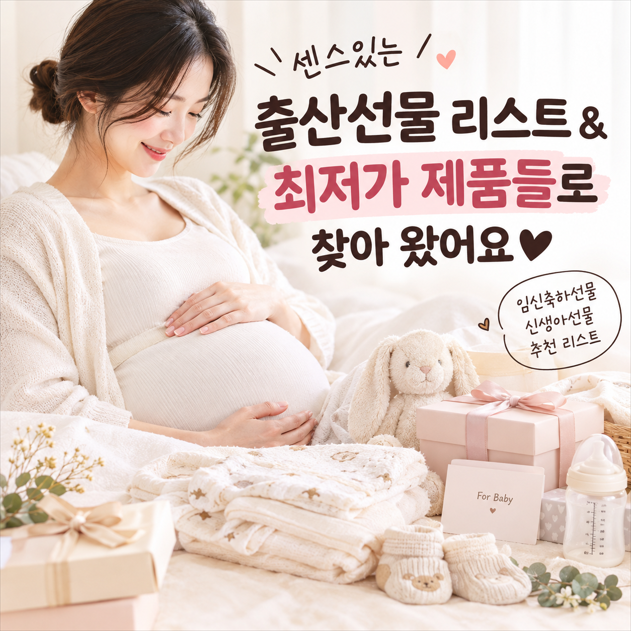 임산부 임신축하선물 신생아 출산선물 추천 (초기부터 만삭까지)