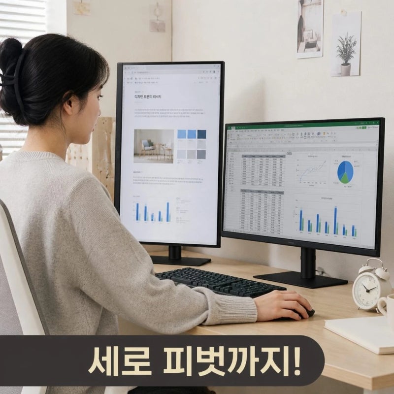 삼성 뷰피니티 S6 LS27F610 27인치 QHD 100Hz 세로 모니터 스펙 정리