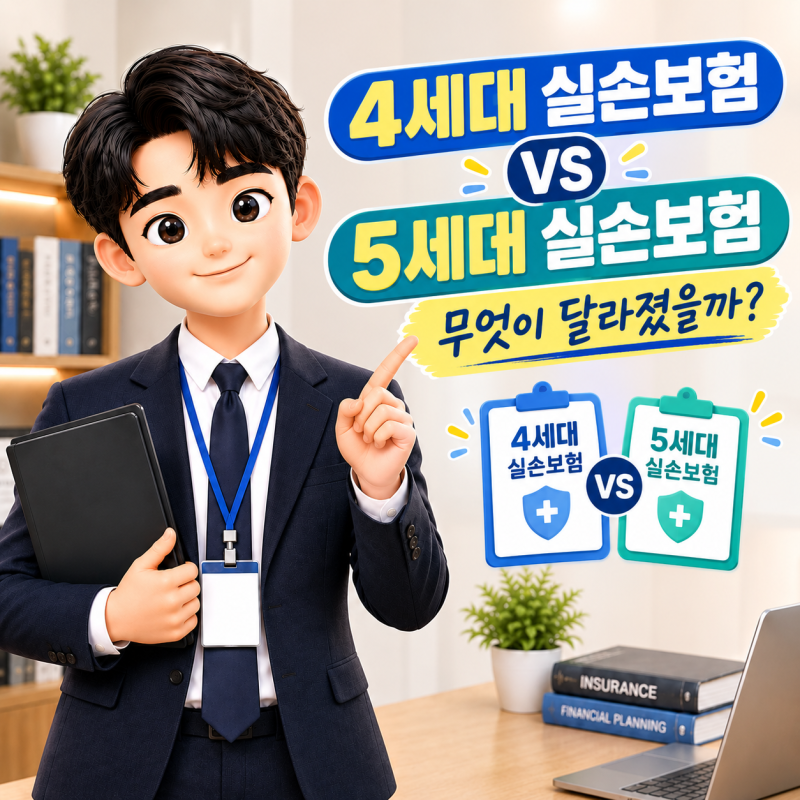 4세대 실손보험 vs 5세대 실손보험무엇이 달라졌을까?