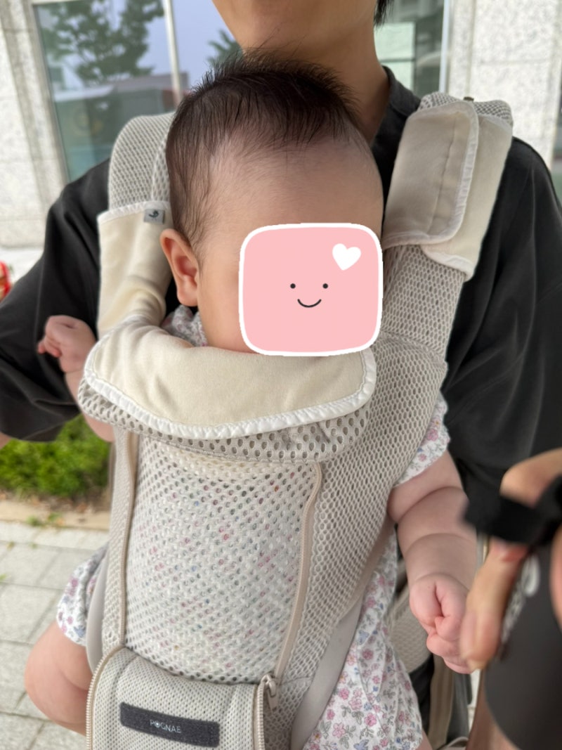 포그내 아기띠 100일부터 10개월까지 내돈내산 실사용 후기, 힙시트까지 써보니