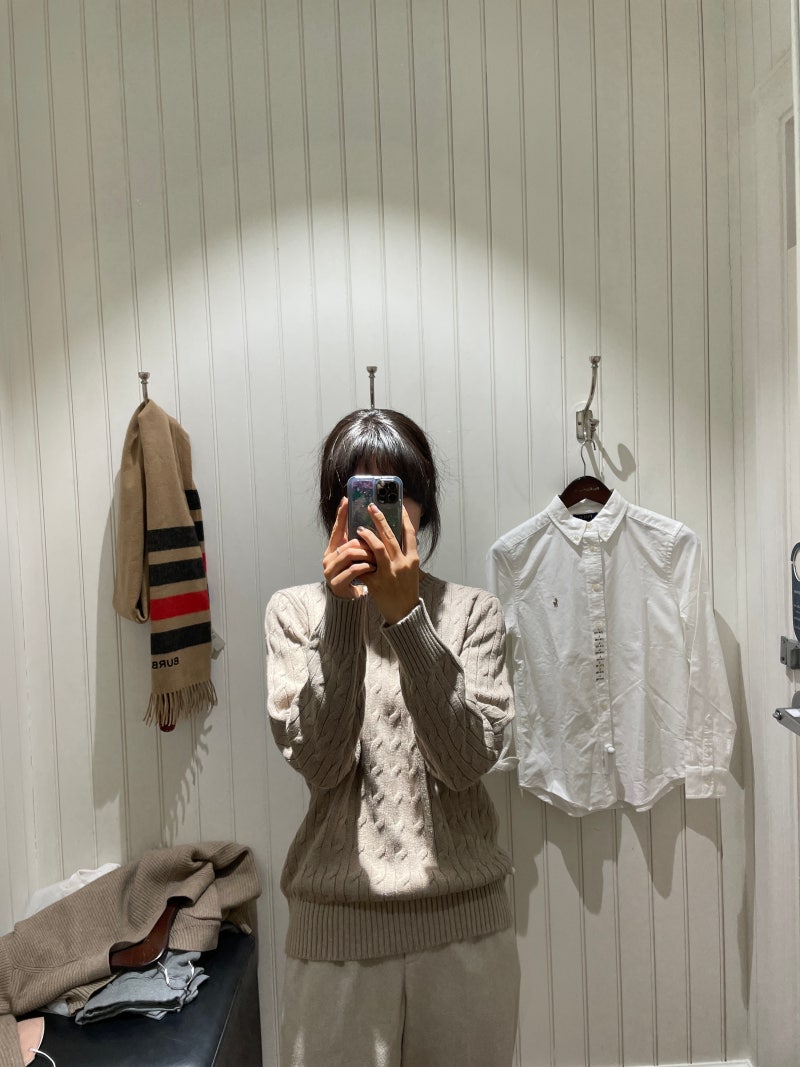 폴로 랄프로렌 쇼핑 팁 (성인 여성 폴로 키즈 사이즈)