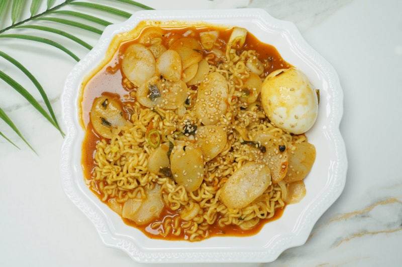 분식집 라볶이 만들기 황금레시피 초간단 라면요리 만드는법