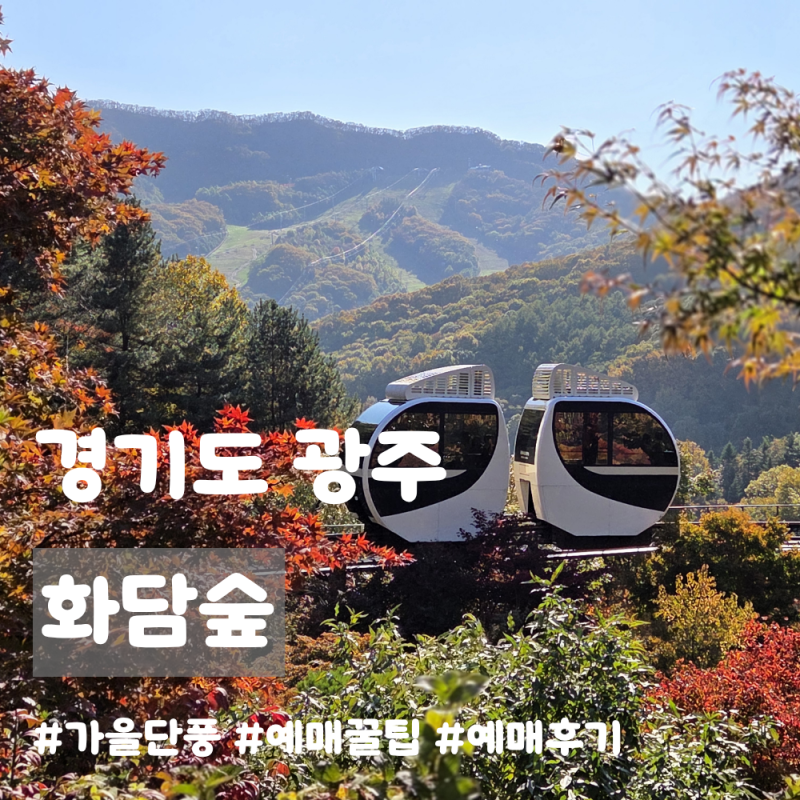 경기도 광주ㅣ화담숲, 치열했던 작년 예매 후기 및 꿀팁(올해 일정, 예매 사이트, 방법, 주차 ....