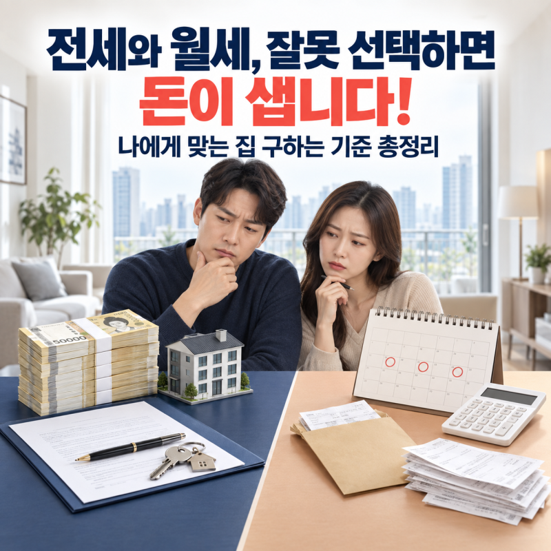 전세냐 월세냐 고민된다면? 계약 전 꼭 확인해야 할 후회 없는 체크리스트