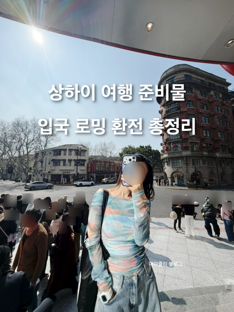 상하이 여행 준비물 리스트 입국신고서 작성 방법 입국심사 이심 유심 로밍 vpn 중국 출국