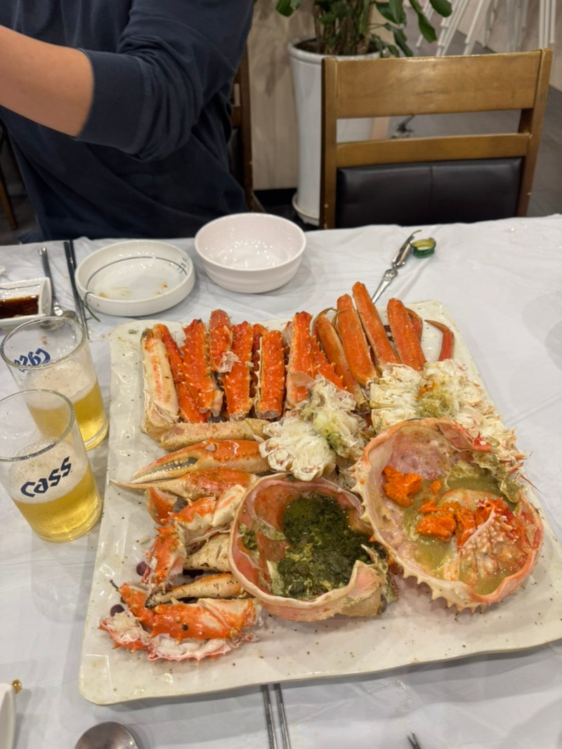 강릉 솔향대게, 강문해변 킹크랩 대게 맛집, 씨마크호텔에서 도보가능