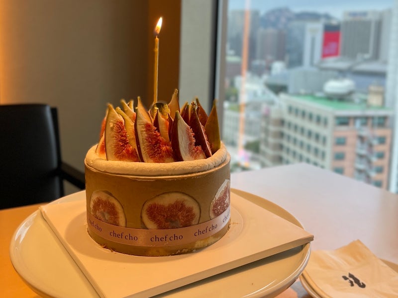 신세계 강남 스위트파크 케이크 맛집, 쉐프조 (무화과 피스타치오 홀 케이크)