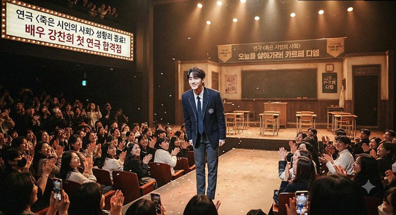 강찬희, 연극 완벽 소화! 넷플릭스 스캔들로 배우 입지 굳히다