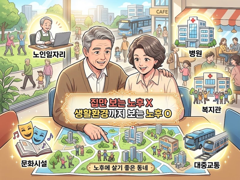 노인일자리 많으면 살기 좋은 동네? 노후에 중요한 이유