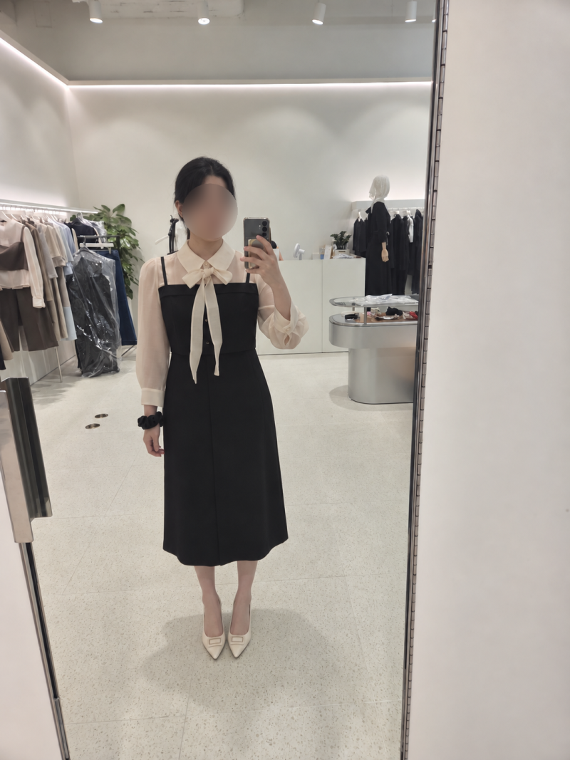 [웨딩] 직계 가족 하객룩 2탄 JJ지고트 (여동생 혼주 하객룩 / 가을 하객룩 / 77사이즈 원피스 ....