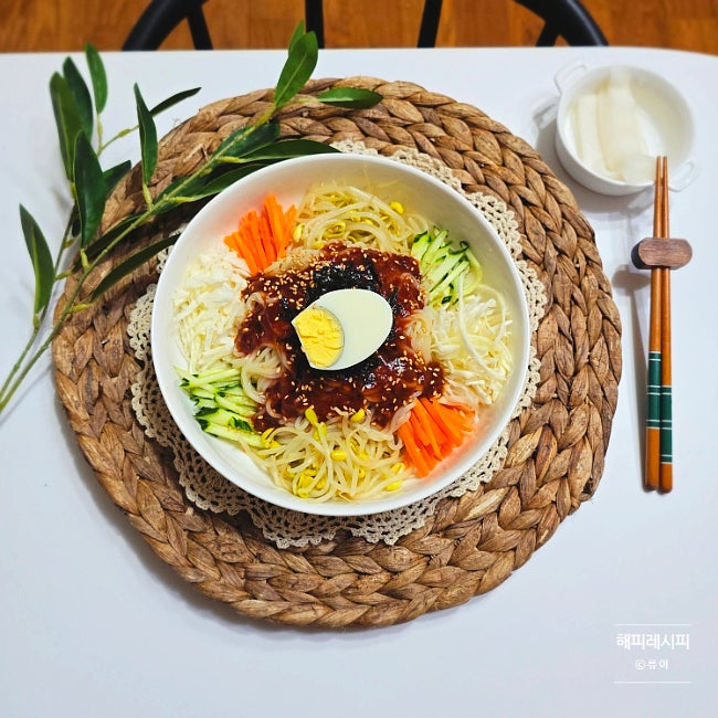 주말 점심 추천! 백종원 쫄면 레시피 양념장 소스 만들기