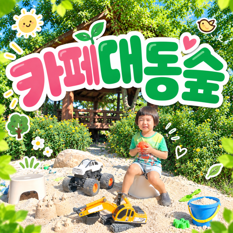 김해 아기랑 갈만한곳 모래놀이 카페 실내 체험 키즈 대형 카페 추천 카페대동숲 수유실 있....