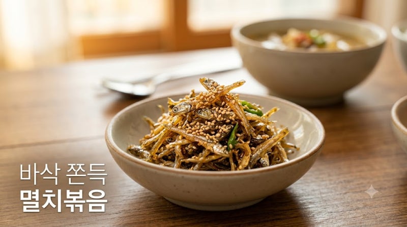 멸치볶음 맛있게 만드는법 바삭하고 쫀득한 밥반찬 황금레시피