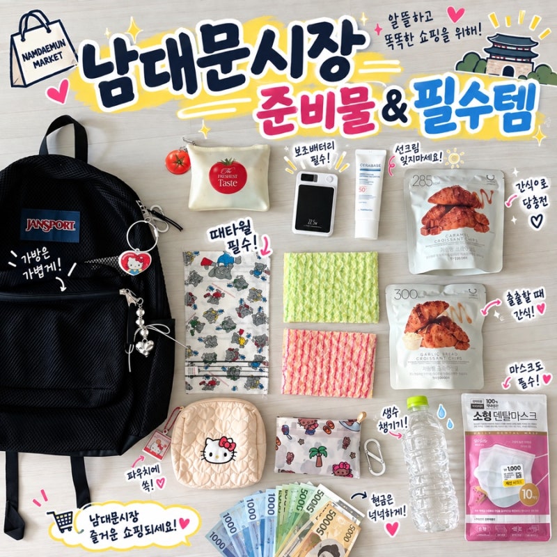 요즘 핫플 남대문시장 준비물 및 볼거리 먹거리 필수 코스 총정리.zip
