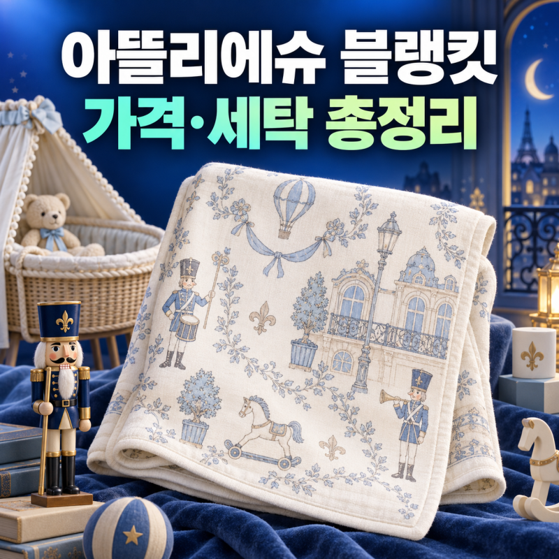 아뜰리에슈 블랭킷 총정리｜신생아 까레 디자인·가격·매장·세탁법과 호두까기