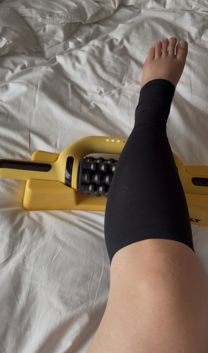 헬스장 돌돌이 집에서! ROLLY 무선 마사지기 붓기 관리템 후기