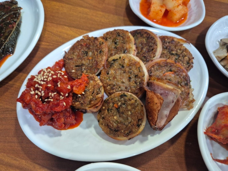 속초 아바이마을 [ 고원 ] 누룽지 오징어순대, 아바이 물회 맛집 찐후기! 아바이마을 공영주....