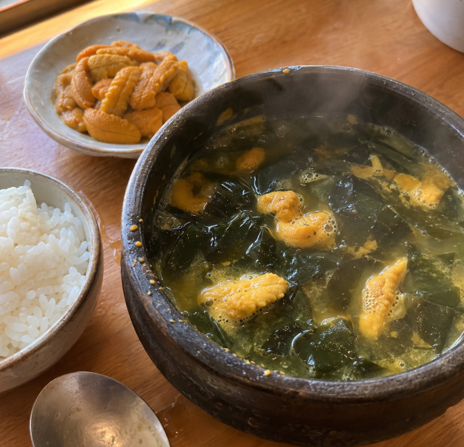 성게미역국 레시피에서 가장 중요한 포인트는?