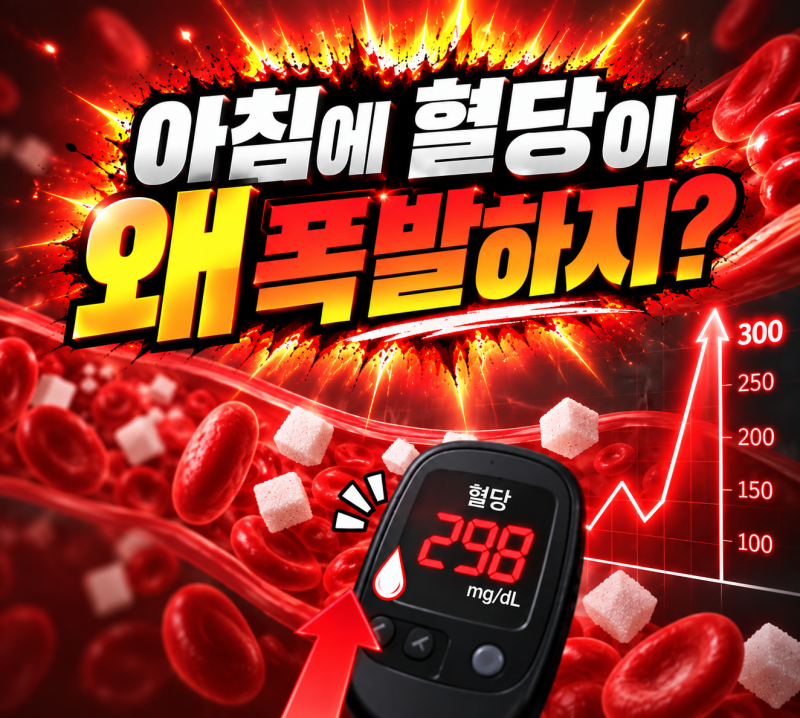 아침마다 왜 혈당이 폭발할까?(+이유, 음식, 관리법 총정리)