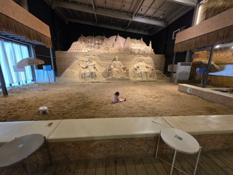 용인 대형카페 샌드뮤지엄 카페 용인 아기랑 가볼만한 곳