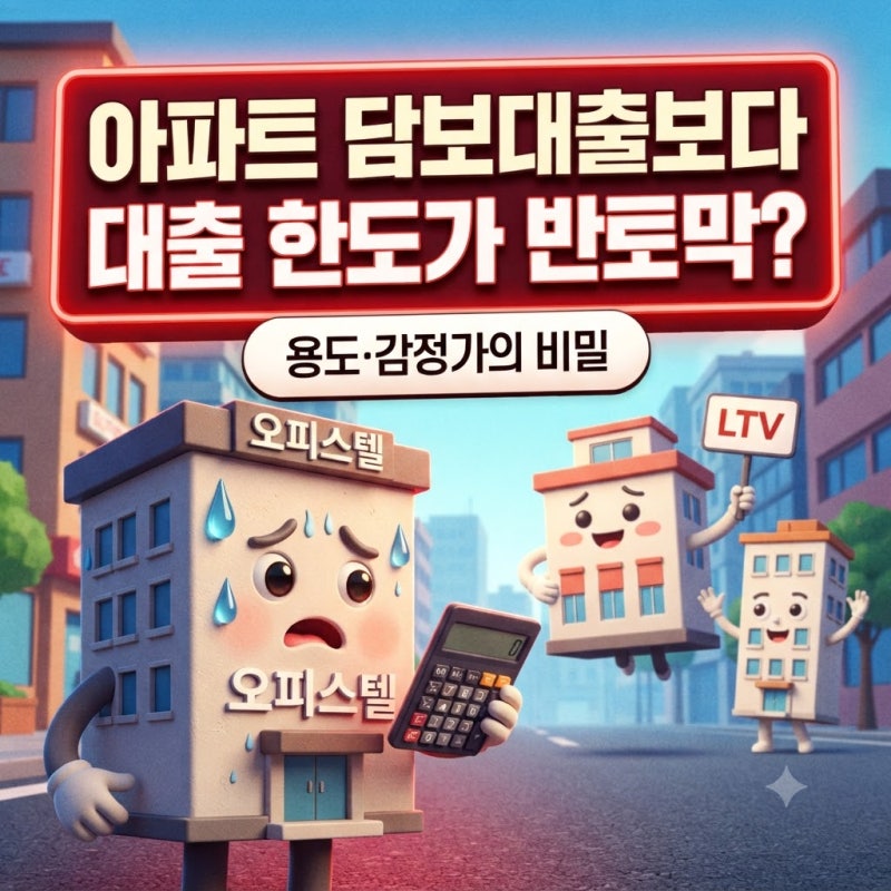 오피스텔 담보대출 한도 계산법