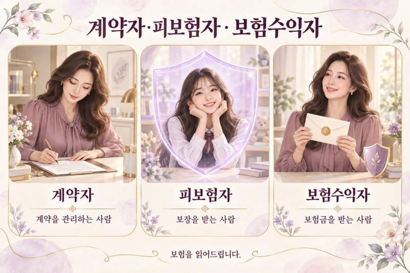 계약자·피보험자·수익자는 누구를 말하는 걸까?