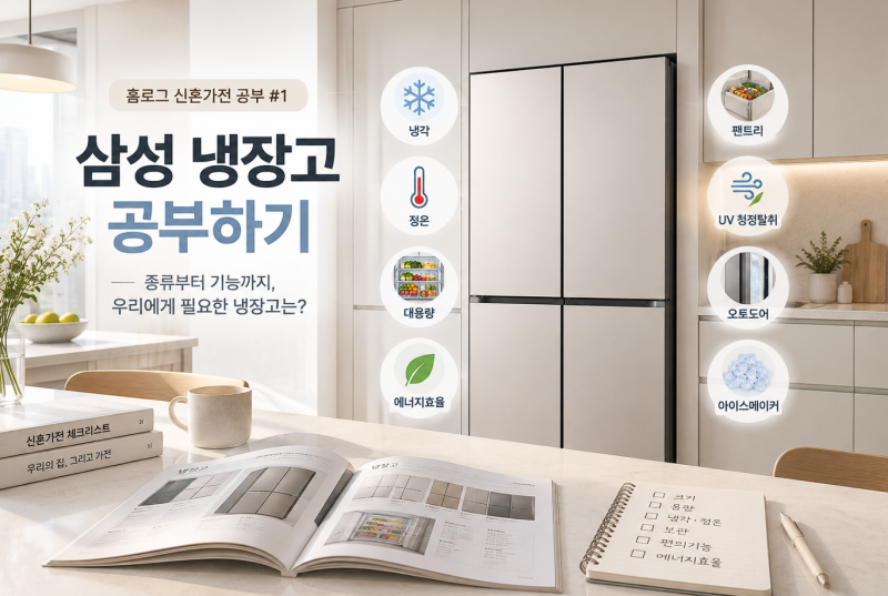 [냉장고] 삼성 4도어 냉장고 알아보기, RM70H91RMA를 후보로 본 이유