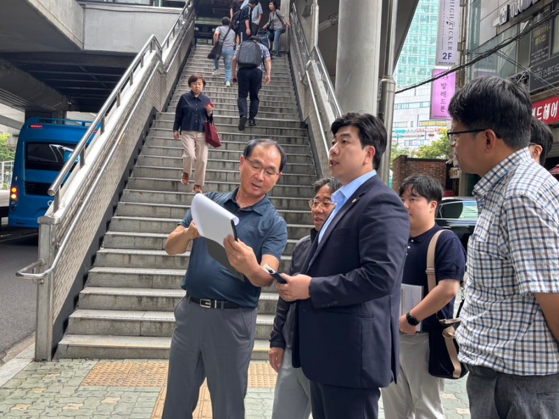 당산역 고가 경관 개선 사업 관련 현장 점검[26.09.09]