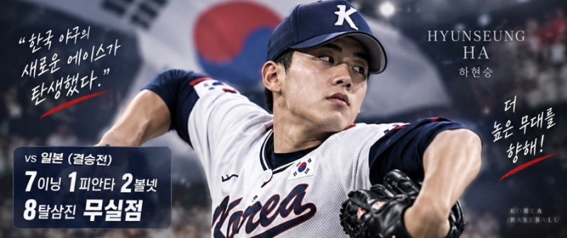 하현승 야구선수…일본전 8K 완벽투, ‘41억 양키스 제안’ 거절하고 KBO 택한 이유