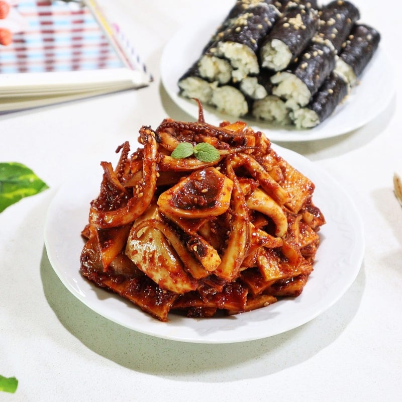 산지직송 염정아 충무김밥 레시피 오징어무침 만들기