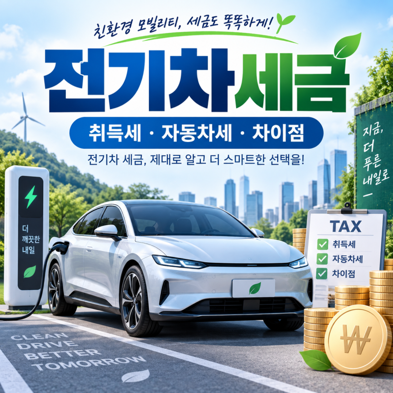 전기차세금, 최대 300만원 감면, 2026년까지만?
