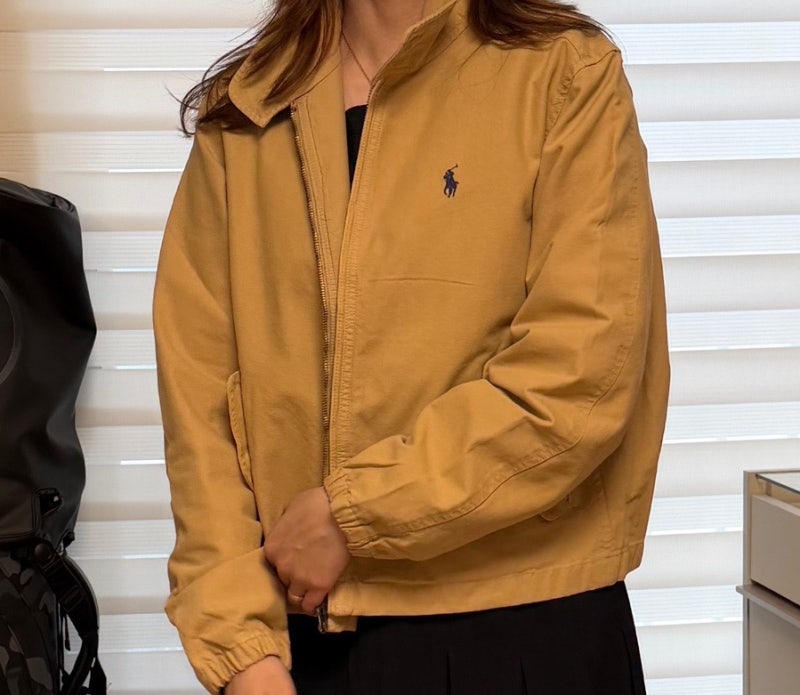 가을 코디 폴로 랄프로렌 여성 코튼 캔버스 재킷 구매 후기