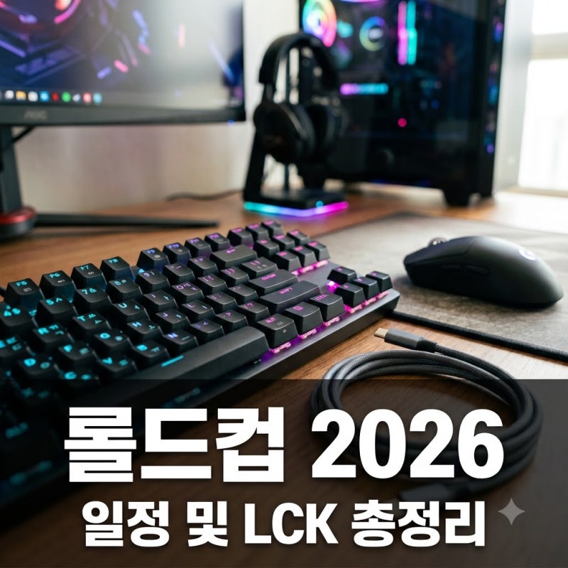 롤드컵 2026 일정 장소 LCK 진출팀 총정리! T1·젠지 승부 향방은?