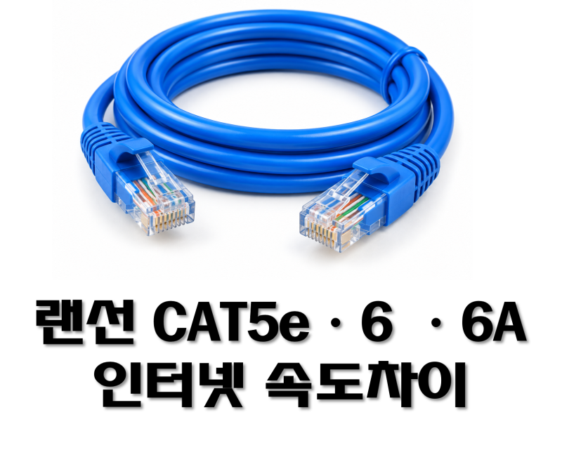 UTP 랜선 CAT5e·CAT6·CAT6A 차이, 인터넷 속도는 얼마나 달라질까?