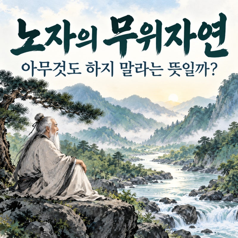 노자의 무위자연은 아무것도 하지 말라는 뜻일까?
