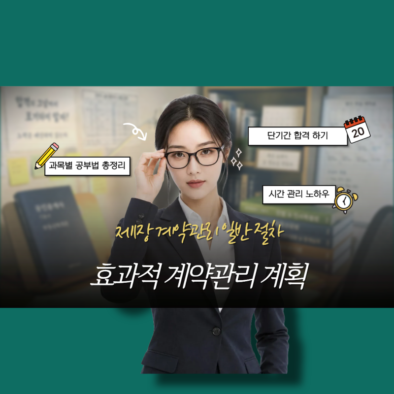 [제1장 계약관리 일반 절차] 제1절 효과적 계약관리 계획