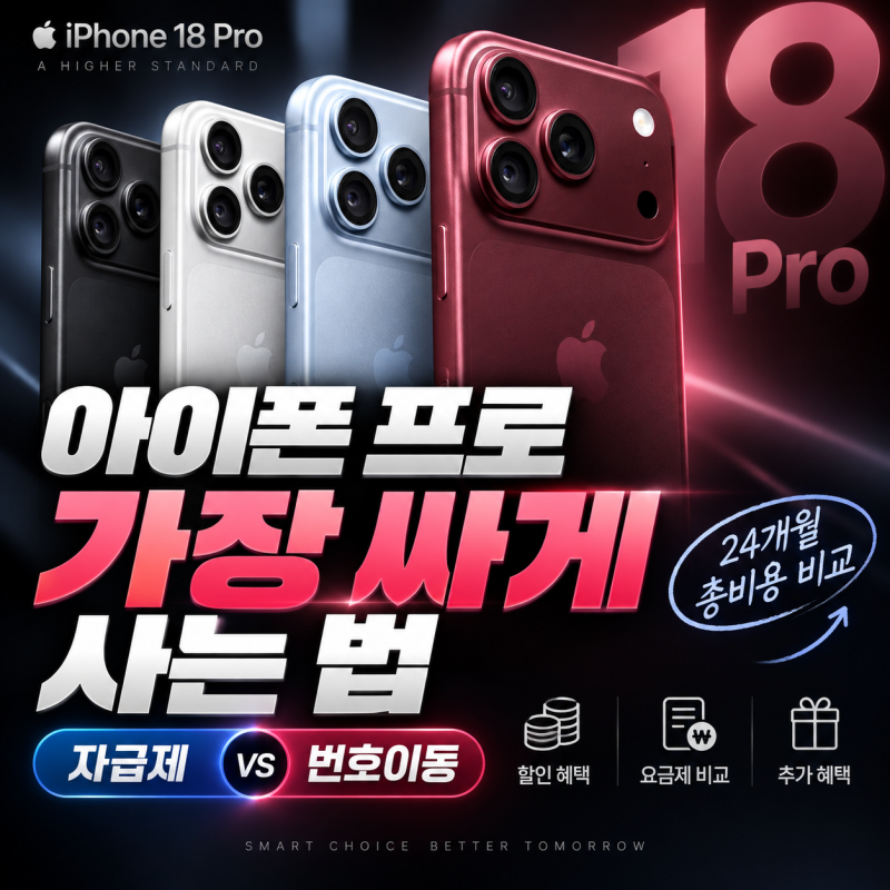 아이폰18 프로 199만원, 싸게 사는 방법은? 다 주고 사면 아깝습니다