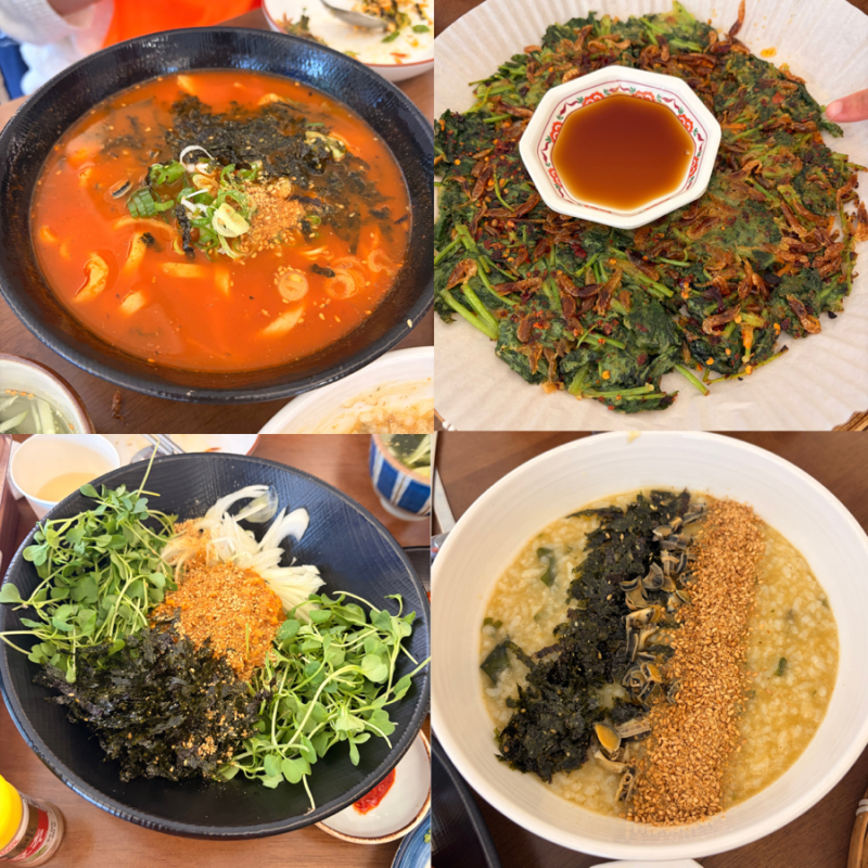 [강릉 맛집] 울릉도 며느리 | 주말 오전 방문 후기 | 따개비죽, 장칼국수, 멍게비빔밥 맛집❗....