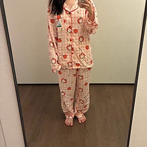 스파오 당도체고 가나디 잠옷 후기 (커플잠옷)