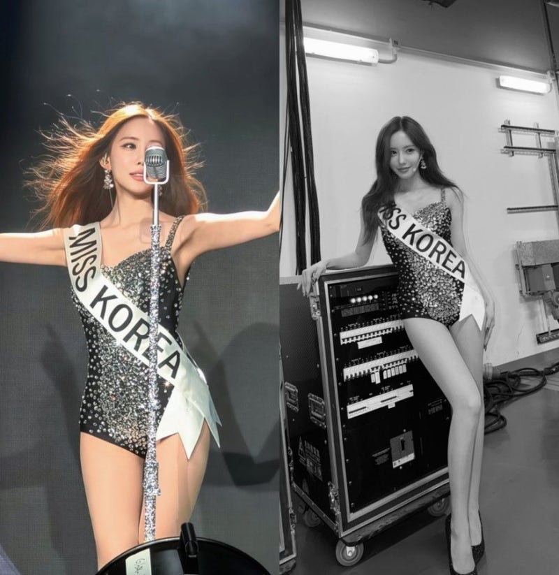 결혼 후 첫 무대에서 이효리 '미스코리아' 그대로 재현한 티아라 효민, 이시영까지 나섰다