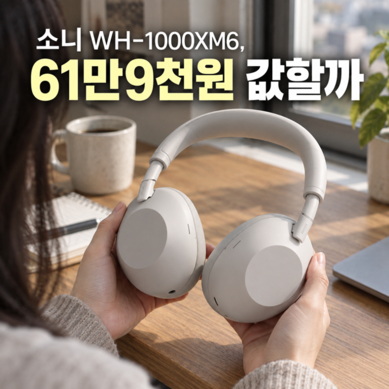 소니 WH-1000XM6, 61만9천원 값할까