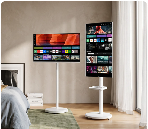 갓성비 이동식 TV LG 32인치 스마트 모니터 스탠드 세트 스탠바이미